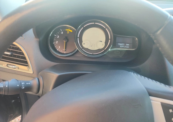 Renault Megane cena 22900 przebieg: 136601, rok produkcji 2013 z Olsztyn małe 121